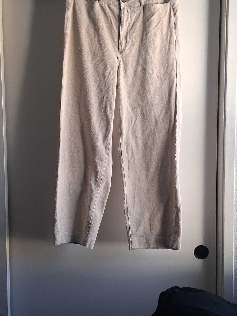 Everlane Corduroy Wide Leg Pant 14 Cream Ivory - Picture 3 of 10